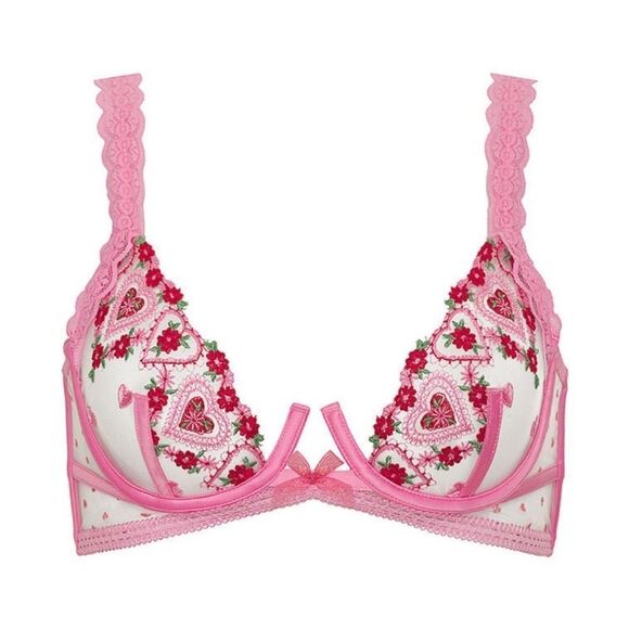 For Love and Lemons Whimsical Garden Underwire Bra 32A - Picture 2 of 4